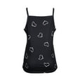 thumbnail image 4 of DYMADE Women Heart Print Sleeveless Tunic Camisole Top, 4 of 7