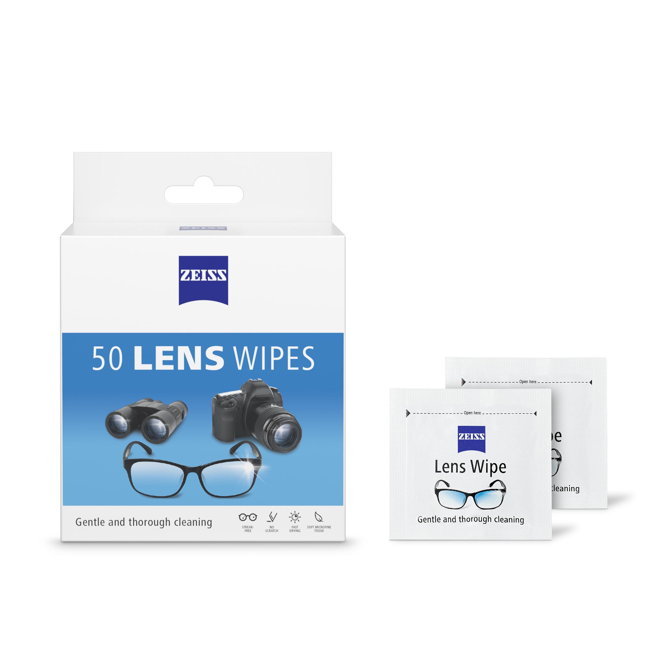 ZEISS Gentle and Thorough Cleaning Eyeglass Lens Cleaner Wipes, 50 Count - image 2 of 6