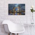 thumbnail image 5 of Luxe Metal Art 'England London Bridge' by Pedro Gavidia, Metal Wall Art, 24"x16", 5 of 8