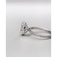 thumbnail image 5 of Solitaire Brilliance 1ct Marquise Moissanite Solitaire Engagement Ring for Women 18k White Gold Ring Size 4.5, 5 of 8