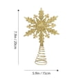 thumbnail image 2 of UPOUART Xmas Ornament Star Snowflake 2Pcs 7.86X5.89X1.69In, 2 of 8
