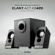 thumbnail image 2 of Bocinas ACTECK ELANT ACT AS470 Alambrico Sonido Esteréo 2.1 Subwoofer 3.5mm Negro AC-935241 Acteck AC-935241, 2 of 5