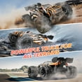 thumbnail image 6 of JoyStone Remote Control Car, 1:18 Remote Control Monster Truck All-Terrain 2.4GHz RC Cars W/ 2 Batteries for Kids Toys Gift, Black & Orange, 6 of 8