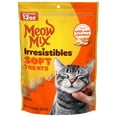 thumbnail image 3 of (5 pack) Meow Mix Irresistibles Soft Cat Treats Made With Real Chicken, 12 oz Pouch, 3 of 11