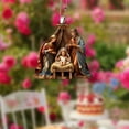 thumbnail image 4 of WNFJR Double-Sided Acrylic Nativity Ornament - Traditional Christmas Tree and Home Decoration for Celebrating the Birth of Christ, 4 of 5