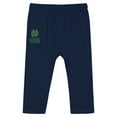 thumbnail image 3 of Infant Navy Notre Dame Fighting Irish Double Up Long Sleeve Bodysuit & Pant Set, 3 of 5