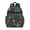 Dark-green-50, variant on Daisy Print Waterproof School Backpack - Ergonomic Travel Daypack with Chest Strap for Teens, Lightweight Student Book Bag