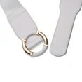 thumbnail image 3 of Beltox Women Elastic White Belt Stretchy Wide Waist Vintage Cinch M-XXL, 3 of 5