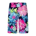 thumbnail image 4 of FhsagQ Mens Printed Board Shorts 9 Inch Inseam Funny Mens Summer Digital 3D Pineapple Printed Shorts Elasticated Waisted Beach Pants Mens Printed Board Shorts 7 Inch White 4th of July XXXL, 4 of 5