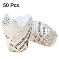 thumbnail image 2 of SEARCHI Pack of 50  Baking Paper Cupcake & Muffin Liners Mold | Baking Pastry Tools - Grease Resistant Wrappers – Easy Quick Release – High Temperature Resistance, 2 of 3