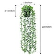 thumbnail image 2 of YSNOOWE 2Ud Pendientes De Rattan Artificial Para De Pared Con Plantas Simuladas Color Surtido, 2 of 8