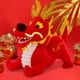 thumbnail image 5 of Peluches de dragón, bonitos juguetes de peluche de dragón para decoración del hogar. Rojo, 5 of 9