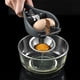 thumbnail image 3 of Galleta de huevos, abridor de huevos, herramienta automática para romper huevos, cortador de cáscara de huevo, separador de huevos, herramientas de cocina creativas (negro), 3 of 4