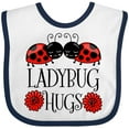 thumbnail image 3 of Inktastic Ladybug Hugs Cute Pair of Ladybugs Boys or Girls Baby Bib, 3 of 4