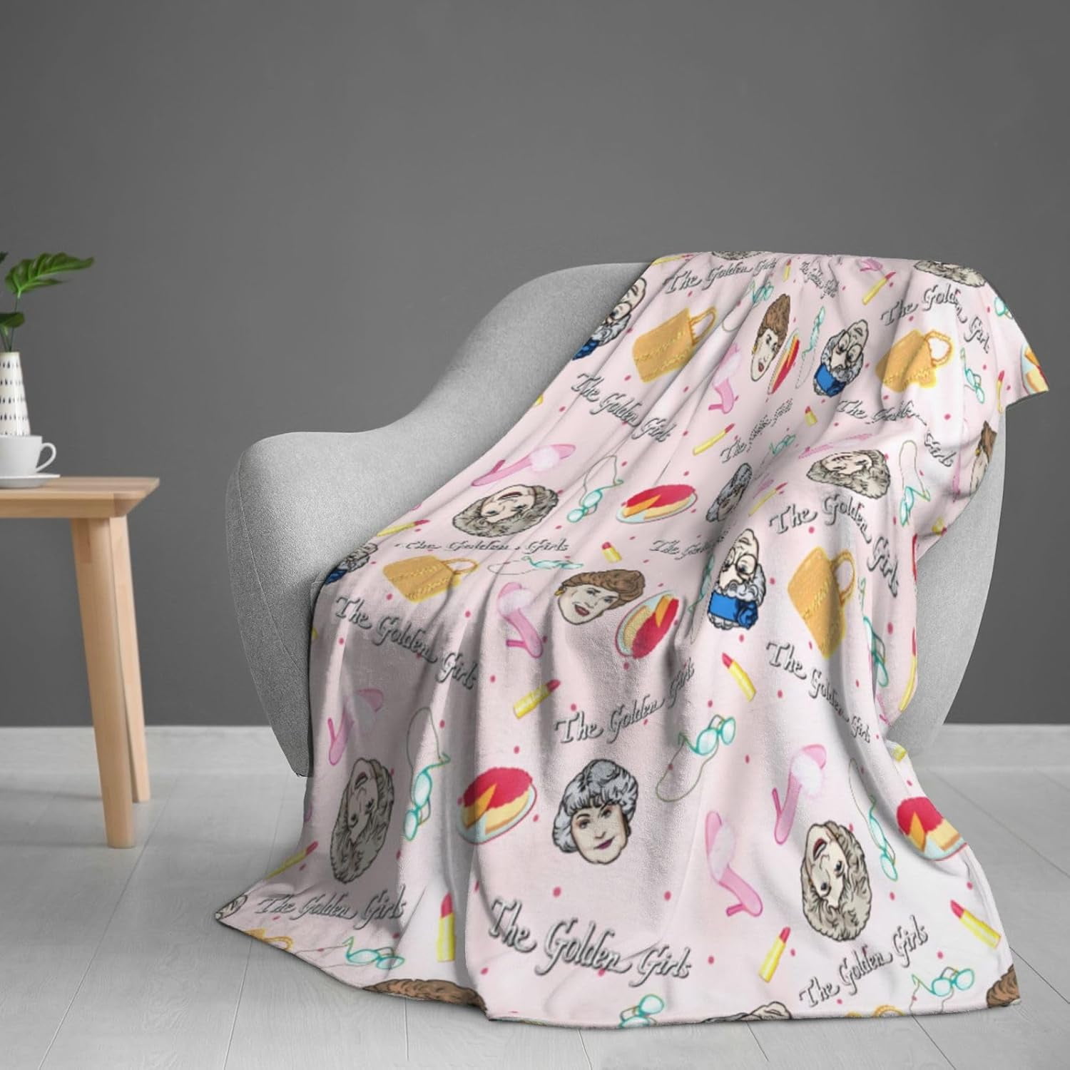 Goldengirls Blanket for Women Gifts Cozy Throw Blankets Lightweight Golden Girls Merchandise for Couch Bed Sofa Car Home Decor