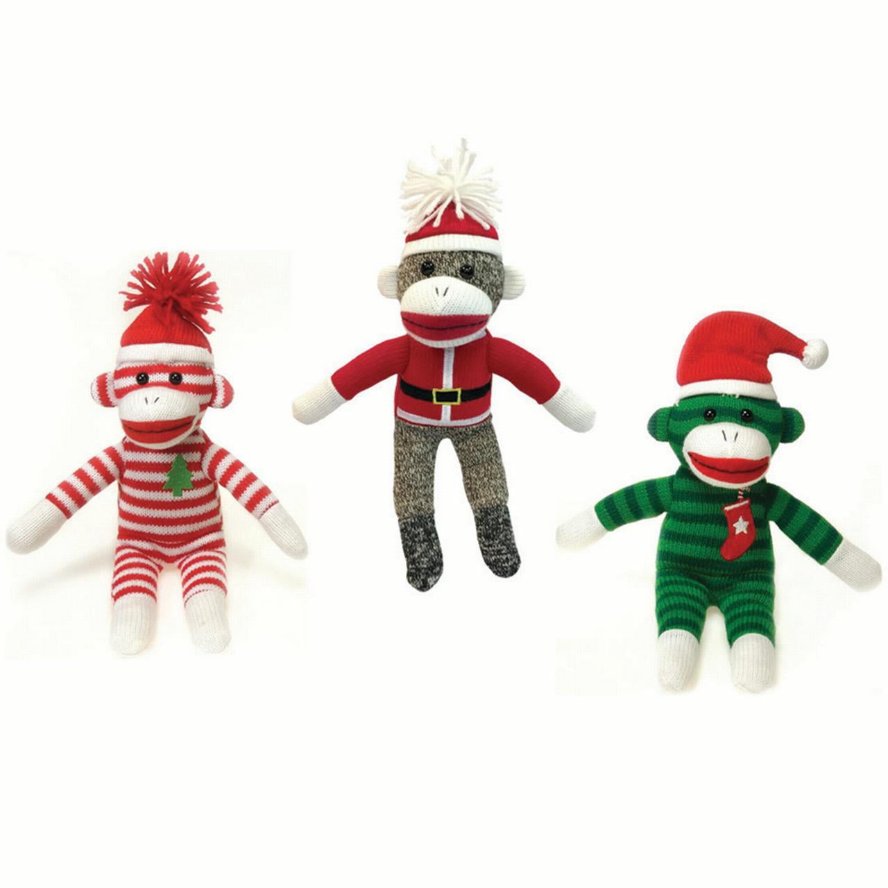 sock monkey stockings christmas