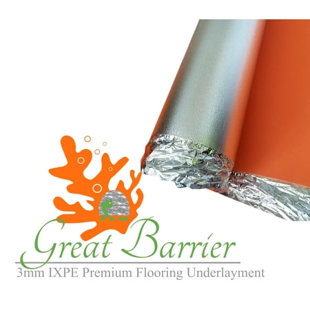 Great Barrier IXPE Superior Grade Flooring Underlayment - 100 SF