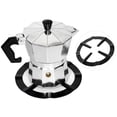 thumbnail image 1 of Ccdes Stainless Iron Black Moka Coffee Pot Shelf Round Stove Burner Support Rack Kitchen Tools, Stove Burner Support, Coffee Pot Rack, 1 of 8