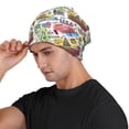 thumbnail image 3 of Xecao America Landmarks1 Print Beanie Knitted Hat for Men Women, Winter Fashion Knit Cuffed Caps Unisex, 3 of 7