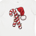 thumbnail image 4 of Inktastic Red and White Candy Cane Santa Christmas Funny Xmas Lights Boys or Girls Toddler T-Shirt, 4 of 5