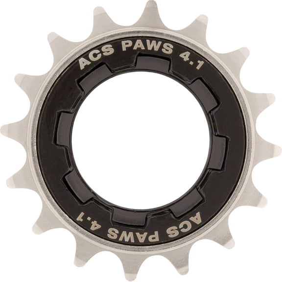 ACS PAWS 4.1 Freewheel 16T 16 Tooth 3/32 Nickel Bike Bicycle Replacement Gear