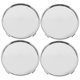 thumbnail image 5 of BALAHAPY 4Ud Cubiertas Para Centro De Auto Plástico Color Plata Perfectas Para Reemplazo, 5 of 7