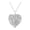 Carving Pattern, variant on Photo Locket Necklace Holds Pictures Heart-Shaped Carved Carving Pattern