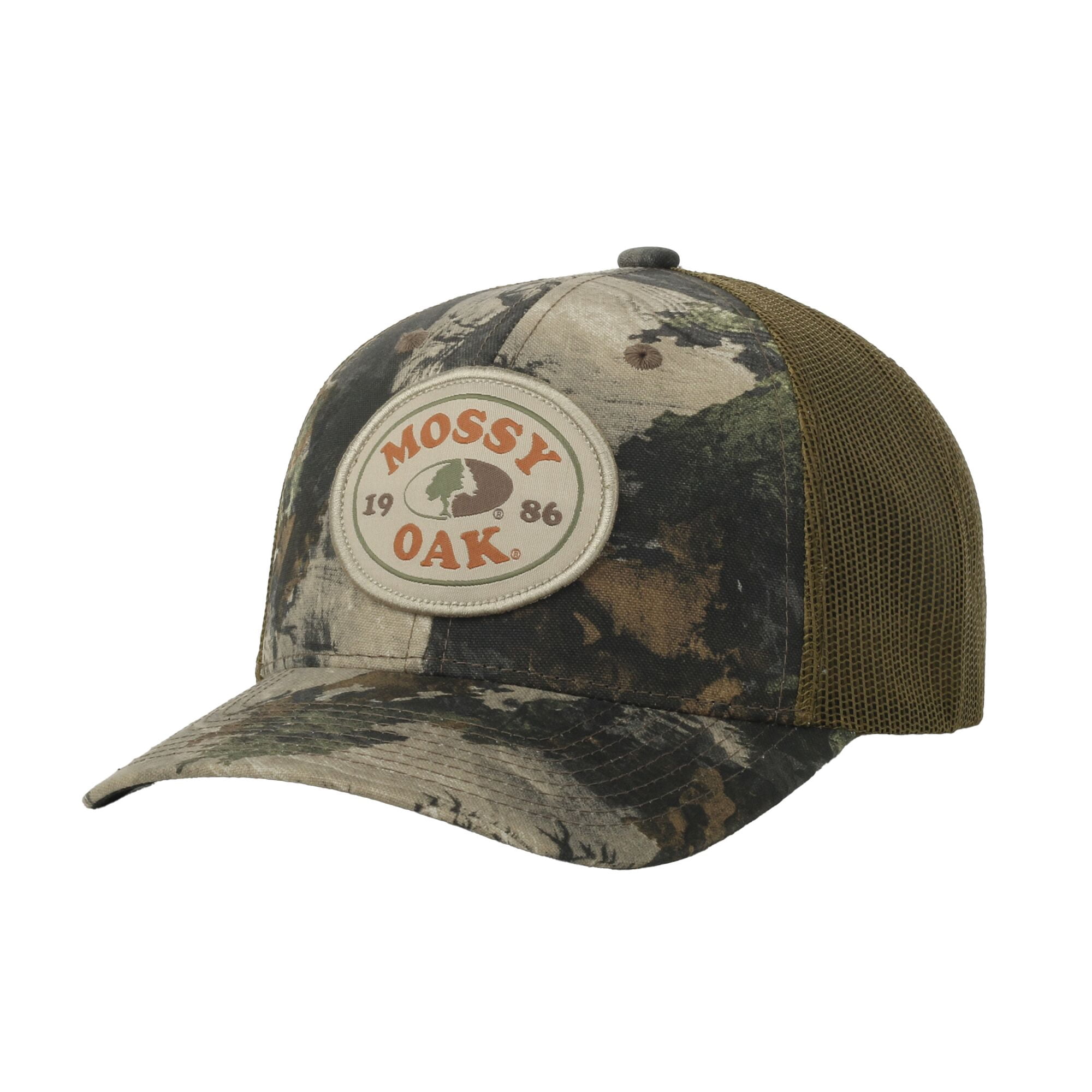 Mossy Oak® Terra Gila Camo 6-Panel Mesh Cap – Structured Mid Profile Snapback, One Size