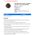 thumbnail image 2 of Rear Wheel Hub Assembly - Compatible with 2007 - 2012 Lincoln MKZ FWD 2008 2009 2010 2011, 2 of 2