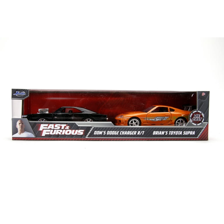 Jada Fast & Furious Dom's Dodge Charger R/T & Brian's Toyota