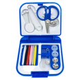 thumbnail image 2 of Needlework Sewing Household Stitching Buttons Box Portable Carrying Travel Organizer Needlework Emergency Beginners Needles Emergency Needle-threading Device Reusable Blue, 2 of 8
