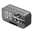 thumbnail image 1 of Reloj de mesa inalámbrico, espejo, altavoz inalámbrico Bluetooth, reloj con altavoz Bluetooth, altavoz Bluetooth, materiales de primera calidad, 1 of 9
