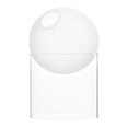 thumbnail image 1 of Jarrón de vidrio transparente con burbujas para hidroponía, florero de vidrio transparente, adorno de escritorio para pecera, para decoración de hotel, boda, alto mate, 1 of 7