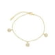 thumbnail image 1 of Hermosa Pulsera Dijes Flor Swarovski Para Dama Oro 14K Lam dorado Unitalla, 1 of 7