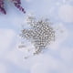 thumbnail image 2 of 150 campanas de metal para Navidad, adornos para hacer joyas y manualidades. Plata, 2 of 9