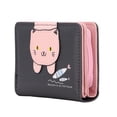 thumbnail image 1 of Monedero pequeño de cuero de PU estilo corto de monedero animal lindo para mujer para ir de compras ANGGREK Otros, 1 of 8