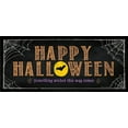 thumbnail image 2 of Marrott, Stephanie 32x16 Gold Ornate Wood Framed with Double Matting Museum Art Print Titled - Happy Halloween, 2 of 4