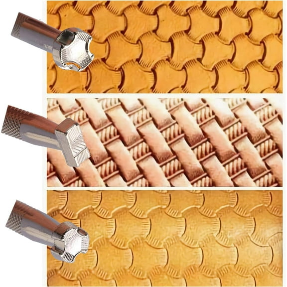 Leather Stamping Tools, Leather Stamp Set Leather Stamping Kit Special Shape Stamp Punch Set Carving Leather Craft Stamp Handmade Art Tools