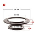 thumbnail image 3 of Bicycle Tapered fork Headtube Reducer Headset Adapter Bike Headset Base Ring, 3 of 5