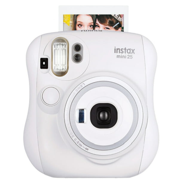 auteur verlangen verwennen Fujifilm Instax MINI 25 Instant Film Camera, White - Walmart.com