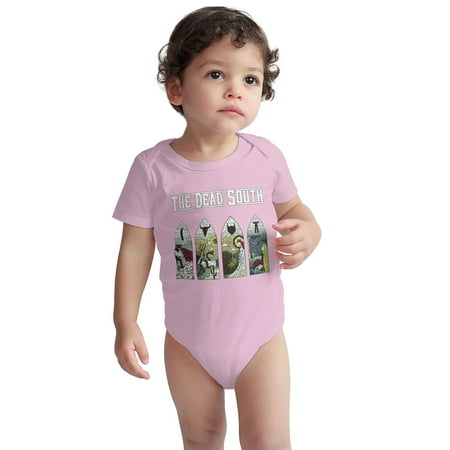 

The Baby Onesie Dead South This Little Light of Mine Toddler Baby Boys Girls Short-Sleeve Bodysuits Cotton Romper Pink 2 Years