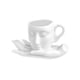 thumbnail image 4 of Taza de cara humana 3D, juego de Taza y platillo de té artístico de mesa de 260ml, tazas de té de la leche, taza de café de cerámica para té, bebida, Blanco mayimx Taza de café, 4 of 9