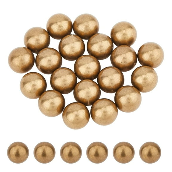 20Pcs Small Brass Balls 12.5mm Solid Bearing Balls Precision Balls Brass Bearings