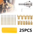 thumbnail image 3 of 10PCS Pattern Wood Bead Maker Beads Woodworking Tool KitMaker Beads Wooden Bead Drill Bit Milling Cutter Set, 3 of 9