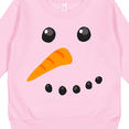 thumbnail image 3 of Inktastic Snowman Face Toddler Sweatshirt, 3 of 4