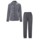 thumbnail image 1 of Conjunto de pijama de terciopelo para niños y niñas, ropa de dormir informal con cuello vuelto de manga larga y pantalones para estar en casa, Invierno, 1 of 4