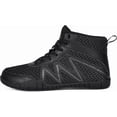 thumbnail image 3 of Mens Wrestling Shoes Fighting Lightweight Boxing Shoes for Adults Black/10Wide, 3 of 6