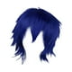thumbnail image 2 of Peluca corta para hombre Zulema Anime Cosplay Puntiagudo Fiesta Halloween Azul, 2 of 8