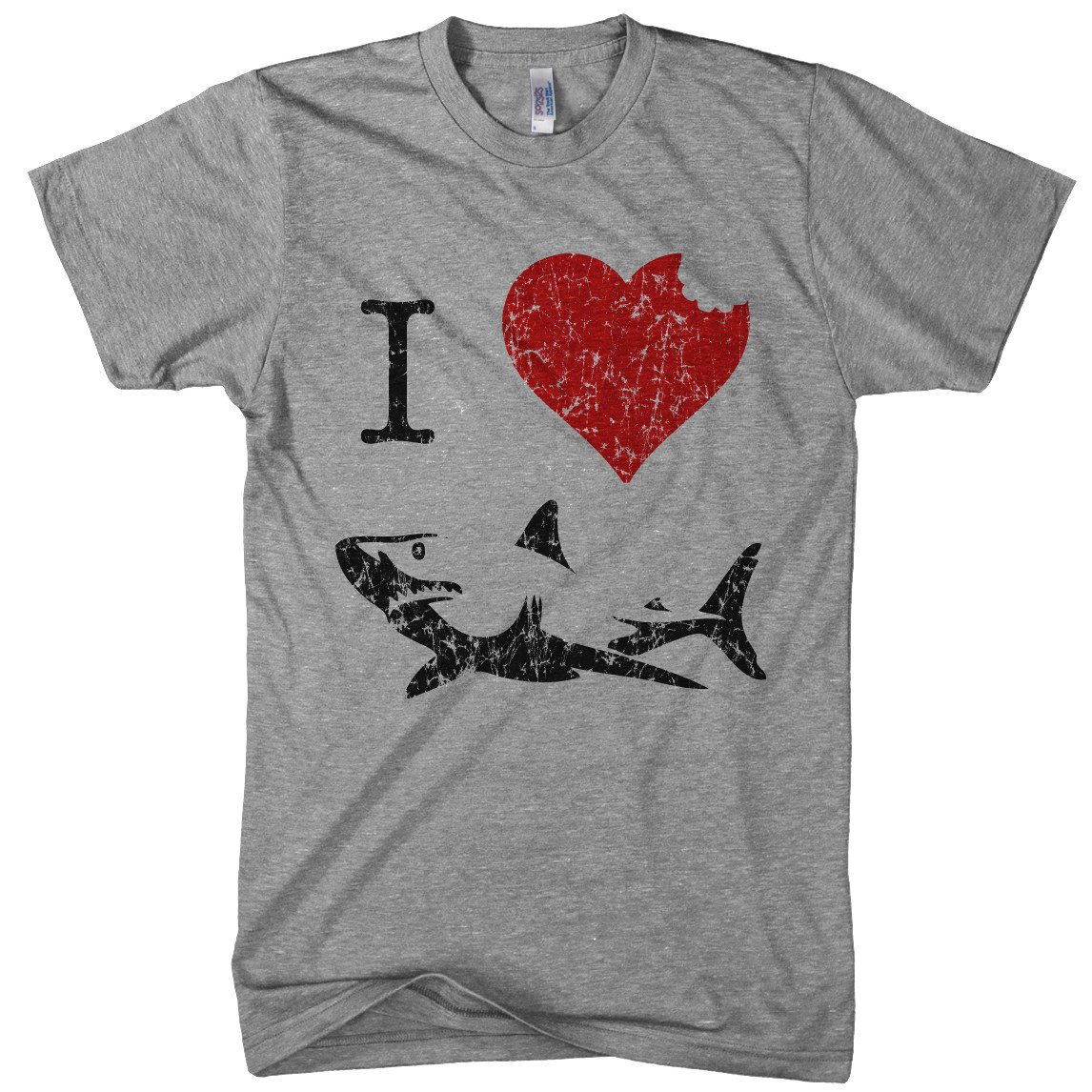 Crazy Dog T Shirts Kids I Love Sharks T Shirt Classic Youth Shark Bite Shirt Shark Tee Walmart Com Walmart Com