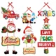thumbnail image 2 of Christmas Hanging Banner Garland Bunting Christmas Santa Claus Paper Banner Door Hanging Ornaments Merry Xmas Party Decor, 2 of 5
